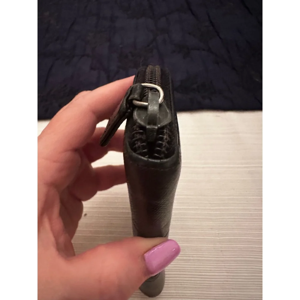 Prada Black Leather Keyholder